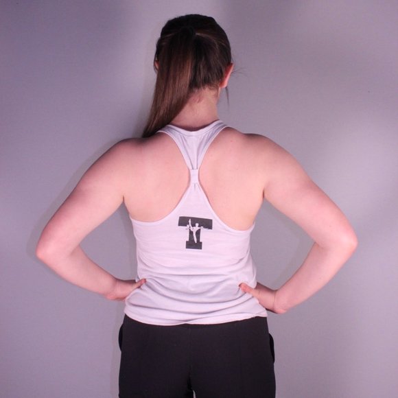 White Tremaine Dance Tank Top - Picture 2 of 5